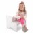 Melissa & Doug White Step Stool Perspective: back