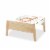 Melissa & Doug Wooden Art Activity Table with Bins Perspective: back