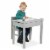 Melissa & Doug® Wooden Lift-Top Desk & Chair - Gray Perspective: back