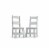 Melissa & Doug® Wooden Chair Pair - Gray Perspective: back