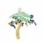 Holiday Ornament Palm Tree Glass Arecales 62202 Perspective: back