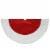 Northlight 48  Red and White Traditional Christmas Tree Skirt Perspective: back
