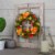 Northlight Shaved Wood Flowers with Moss and Twigs Spring Wreath - 12 Perspective: back
