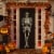 Northlight 5' Life Size Skeleton Hanging Halloween Decoration Perspective: back
