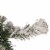 Northlight 2' Pre-Lit Medium Flocked Bristol Pine Artificial Christmas Tree - Warm Clear LED Perspective: back