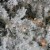 Northlight 12' Pre-Lit Heavily Flocked Pine Medium Artificial Christmas Tree - Clear Lights Perspective: back