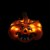 Northlight 15 Orange LED Lighted Plush Jack-o-Lantern Pumpkin Halloween Decoration Perspective: back