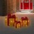 Northlight Set of 3 Gold and Red Gift Boxes with Bows Lighted Christmas Outdoor Decorations Perspective: back