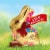 Lindt GOLD BUNNY Milk Chocolate Easter Candy Hollow Bunny Perspective: back