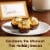 Ferrero Rocher Premium Gourmet Milk Chocolate Hazelnut Individually Wrapped Chocolates For Gifting Perspective: back