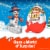 Kinder Joy Eggs, 4 Count, Holiday Treat Plus Toy, Sweet Cream And Chocolatey Wafers Perspective: back