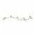 Spectrum Sweep Screw Mount 5-Hook Single Rack - Satin Nickel Perspective: back