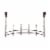 Spectrum Windsor Coat Hook Rack - Bronze Perspective: back