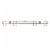 Spectrum Wall Mount 10-Hook All-Purpose Rack - Industrial Gray Perspective: back