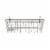 Spectrum Industrial Gray Pegboard Basket and Hook Station Perspective: back