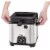 T-fal Compact Deep Fryer - Silver/Black Perspective: back