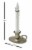 IMC Williamsburg B/O LED Candle On/Off Sensor, Wax Drips - Pewter, 4.5  x 9 Perspective: back