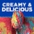 Kroger® Deluxe Tie Dye Burst Light Ice Cream Pint Perspective: back