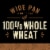 Private Selection® 100% Whole Wheat Bread Wide Pan Perspective: back
