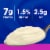 Kroger® Vanilla Blended Low Fat Yogurt Tub Perspective: back