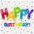 Kroger® Entertainment Essential Happy Birthday Paper Cocktail Paper Napkins Perspective: back