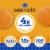 Kroger® Carbmaster® White Hamburger Buns Perspective: back
