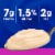 Kroger Peach Low Fat Yogurt Cup Perspective: back