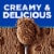 Kroger® Deluxe Chocolate Malt Waffle Cone Ice Cream Tub Perspective: back