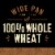Private Selection® 100% Whole Wheat Bread Wide Pan Perspective: back