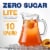 Kroger® Lite Zero Sugar Peach Tea Instant Drink Mix Packets Perspective: back