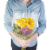 Bloom Haus™ Dozen Rose Bunch - Yellow Perspective: back