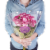 Bloom Haus™ Dozen Rose Bunch - Lavender Perspective: back