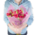 Bloom Haus™ Classic Rose Bouquet - Hot Pink Perspective: back
