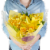 Bloom Haus™ 12 Plus Rose Bouquet - Yellow Perspective: back