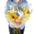 Bloom Haus™ Lovely Rose Bouquet - Yellow Perspective: back
