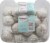 Bakery Fresh Powdered Sugar Donut Holes Perspective: back