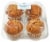 Bakery Fresh Pumpkin Snickerdoodle Muffins Perspective: back