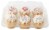 Bakery Fresh Goodness Birthday Iced White Cupcakes Perspective: back