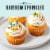 Bakery Fresh Vanilla Cupcakes with Whipped Icing Perspective: back