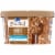 Kroger® Deluxe Churned No Sugar Added Reduced Fat Lactose Free Rocky Road Ice Cream Tub Perspective: back