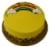 Bakery Fresh Yellow Buttercreme Icing Rainbow Cake Perspective: back