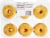 CT Bakery Mini Fall Leaf Ring Donuts Perspective: back