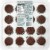 Bakery Fresh Candy Cane Sprinkle Brownie Bites Perspective: back