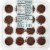 Bakery Fresh Mini Brownies Patriotic Party Platter Perspective: back