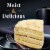 Private Selection® Classic White Cake Slice Perspective: back