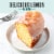 Bakery Fresh Lemon Pudding Cake Slice Perspective: back