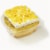 Bakery Fresh Yellow Cake with Lemon Drizzle and Vanilla Icing Square Perspective: back