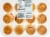 Bakery Fresh Candy Corn Mini Cupcakes Perspective: back