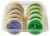 Bakery Fresh Mardi Gras Vanilla Frosted Cookies Perspective: back
