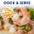 Kroger® Colossal Shrimp Raw EZ Peel Tail On BIG DEAL! Perspective: back